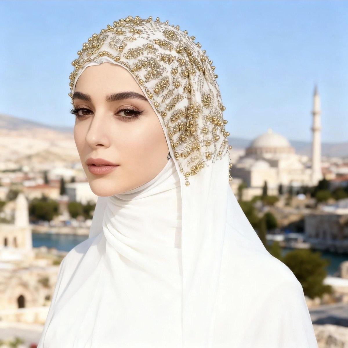 Women Fashion Malaysia - Tesettür Müslüman Kadınlar Şal Başörtüsü Lüks