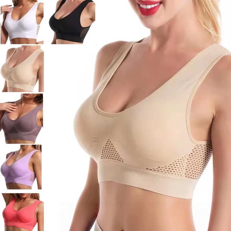 Bra Top Seamless - Artı Boyutu 1 adet Kadın Spor