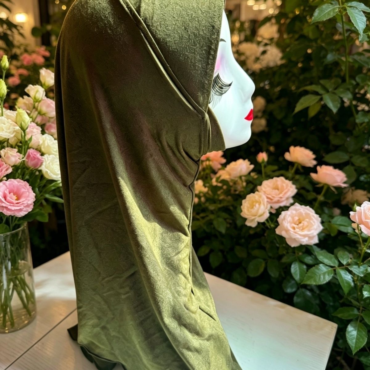 Women Fashion Malaysia - Tesettür Müslüman Kadınlar Şal Başörtüsü Lüks