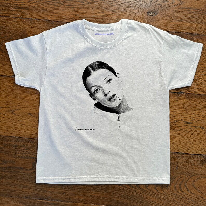 Women'S Fashion From The 90S - Kate Moss Grafik T-shirt Kadın Erkek