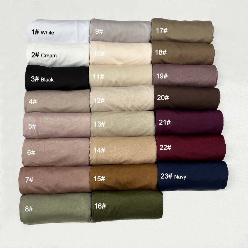 Women Fashion Malaysia - E2 Premium Sıvı Jersey Tesettür Başörtüsü
