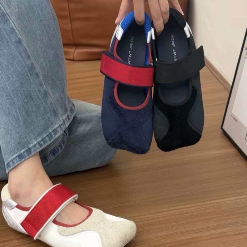 2026 Yeni Kare Burunlu Çirkin  - Women'S Fashion Velcro Sneakers incelemesi ve fiyatı