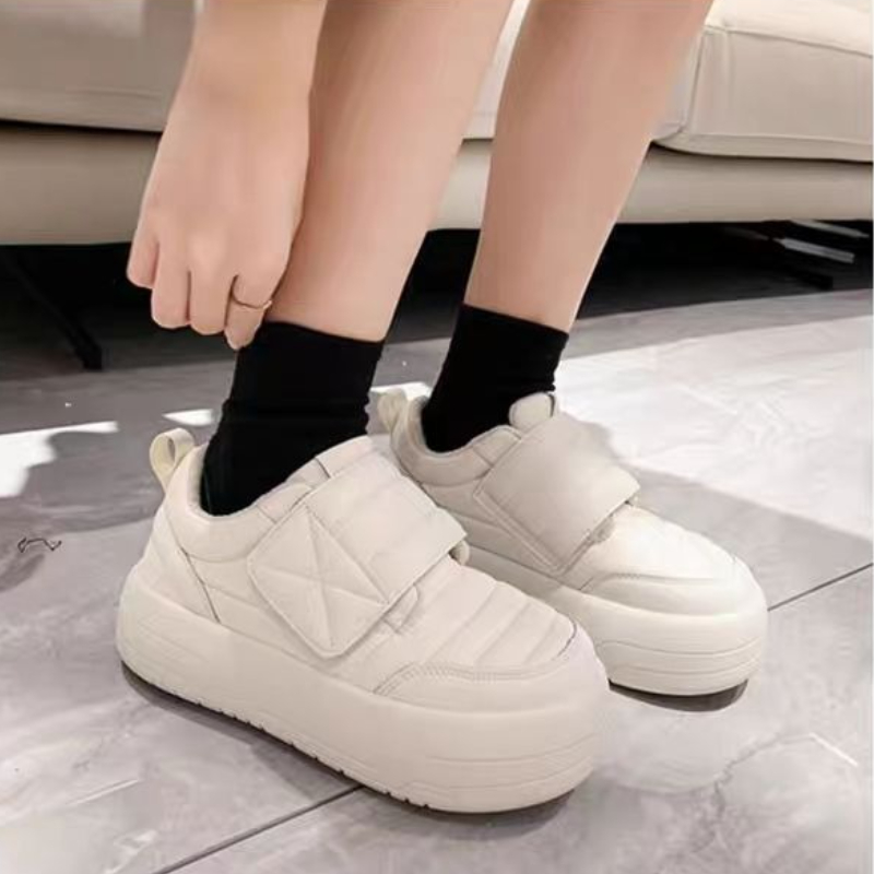 Yumuşak Beyaz Tokyo Modası Sıc - Women'S Fashion Velcro Sneakers incelemesi ve fiyatı