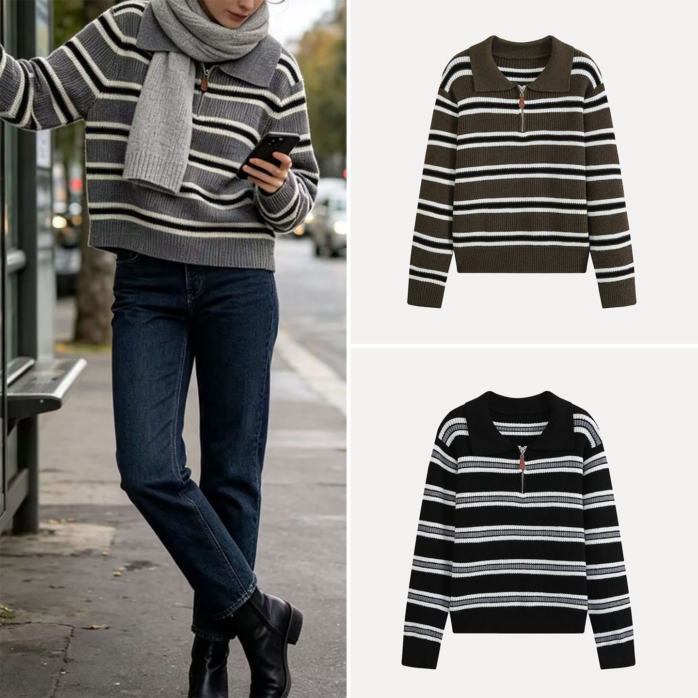 Kadınlar için Fermuarlı Yaka D - Women'S Fashion E Commerce incelemesi ve fiyatı
