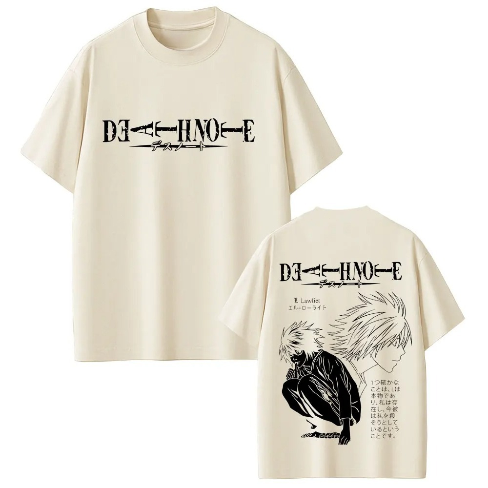 2026 Anime Death Note T-shirt  - Women'S Fashion From The 90S incelemesi ve fiyatı