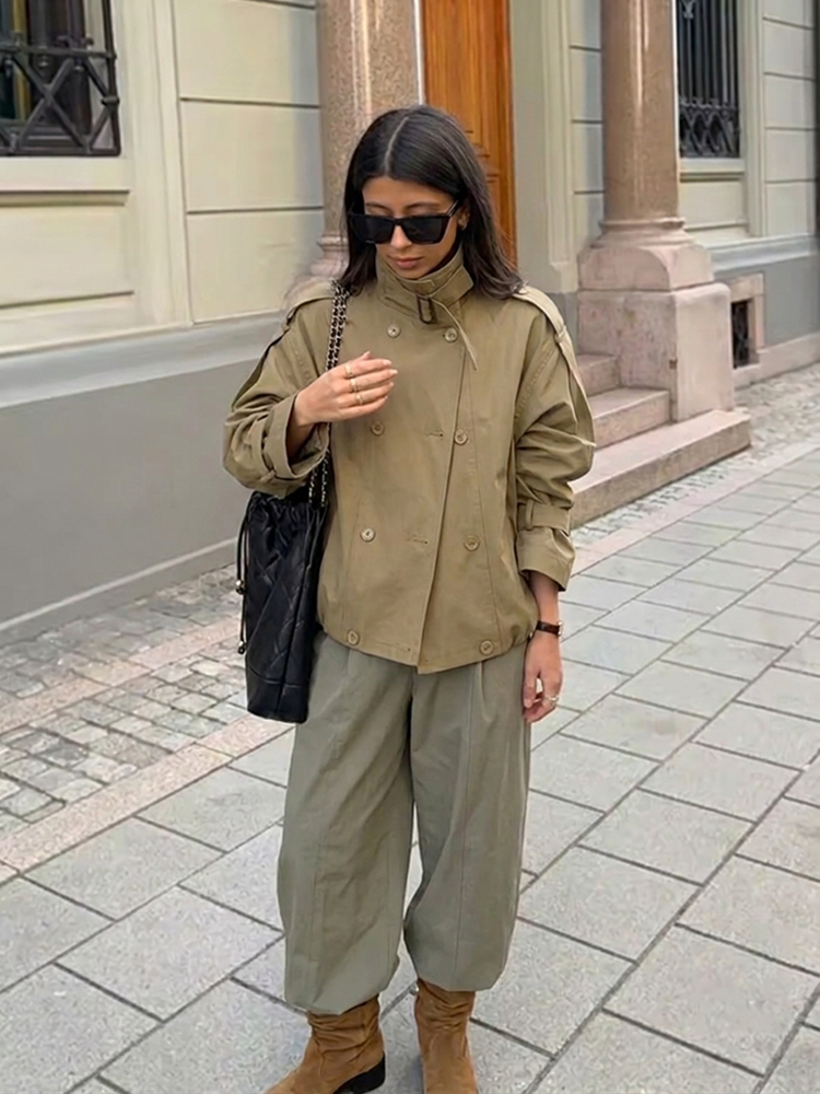 Kadınlar İçin Rahat Kesim Kısa - Women'S Fashion Utility Jacket incelemesi ve fiyatı