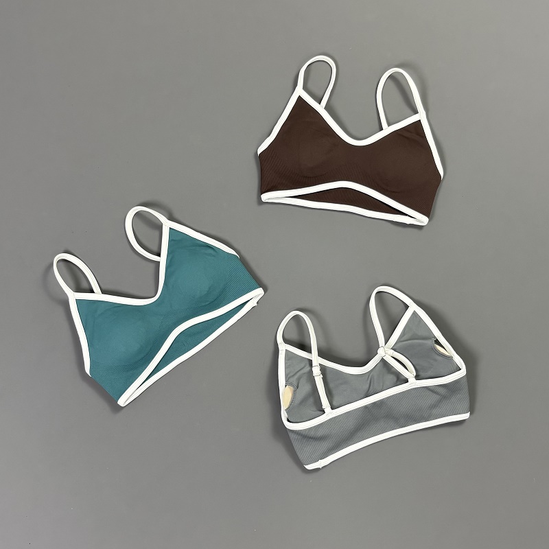 Kadınlar Kontrast Çizgili Yoga - Bra Top Seamless incelemesi ve fiyatı