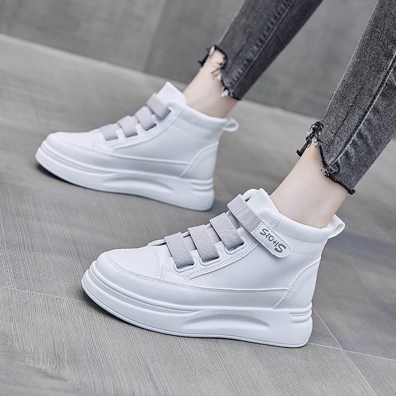 Yüksek Bilekli Beyaz Spor Ayak - Women'S Fashion Velcro Sneakers incelemesi ve fiyatı