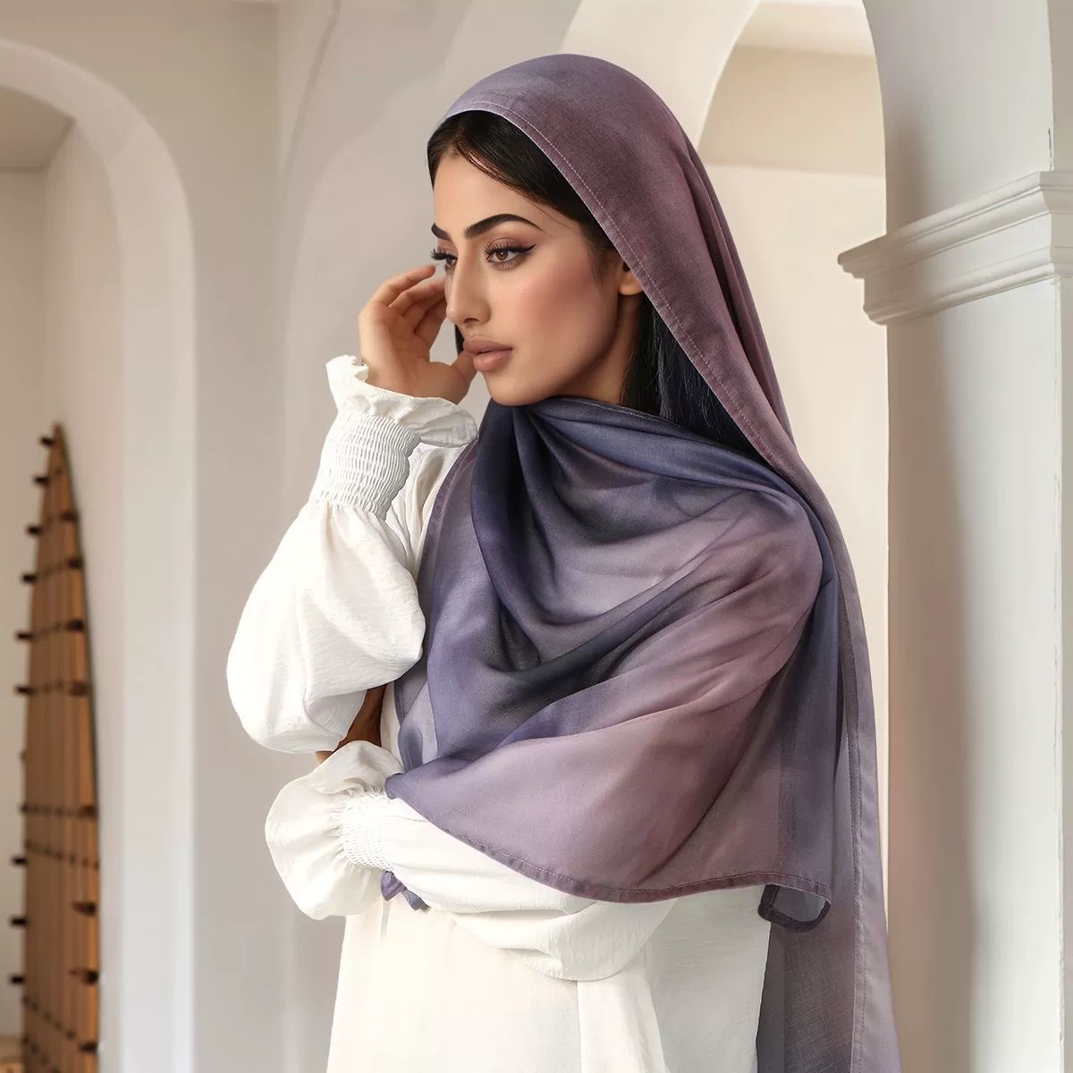 Yeni Baskılı Rayon Tesettür Eş - Women Fashion Malaysia incelemesi ve fiyatı