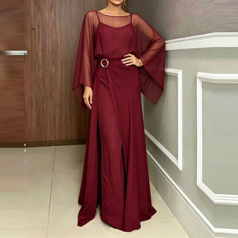 Zarif O-Yaka Önlük Tulumu, Omu - Women'S Fashion Vintage Off Shoulder Long Sleeve Jumpsuit incelemesi ve fiyatı