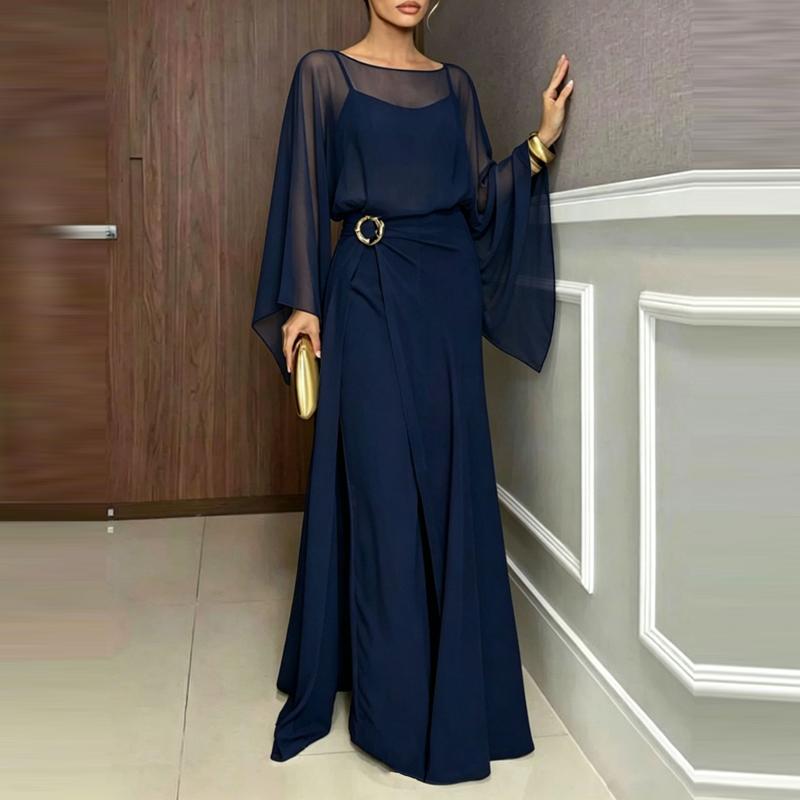 Zarif O-Yaka Önlük Tulumu, Omu - Women'S Fashion Vintage Off Shoulder Long Sleeve Jumpsuit incelemesi ve fiyatı