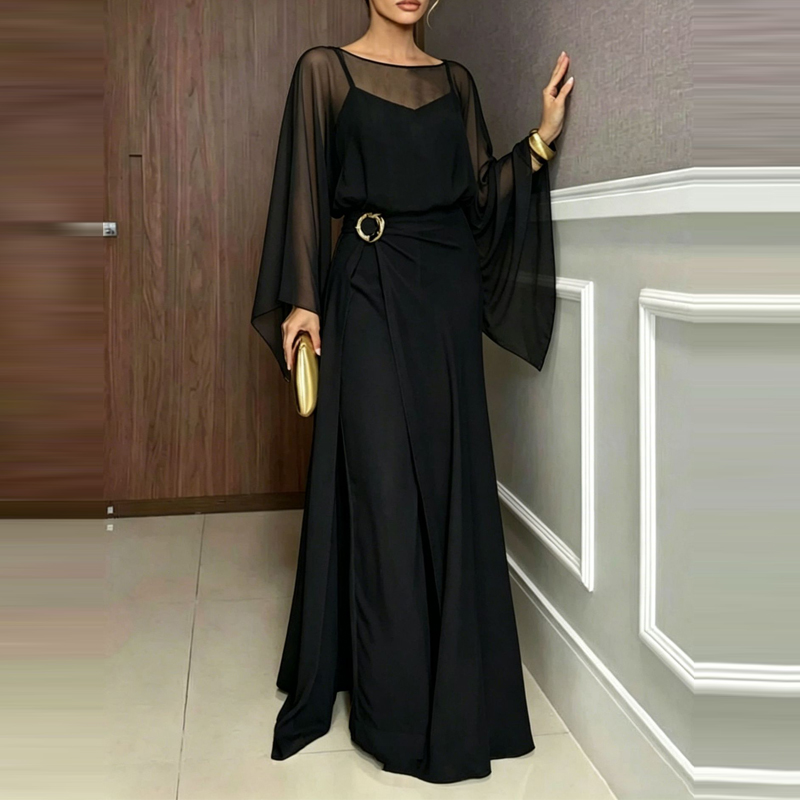 Zarif O-Yaka Önlük Tulumu, Omu - Women'S Fashion Vintage Off Shoulder Long Sleeve Jumpsuit incelemesi ve fiyatı