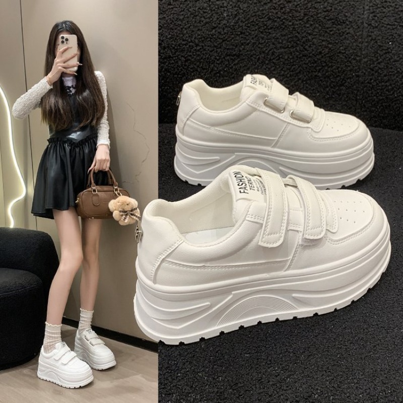 Kadın Yeni Beyaz Spor Ayakkabı - Women'S Fashion Velcro Sneakers incelemesi ve fiyatı