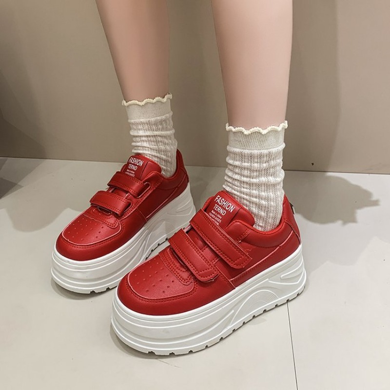 Kadın Yeni Beyaz Spor Ayakkabı - Women'S Fashion Velcro Sneakers incelemesi ve fiyatı
